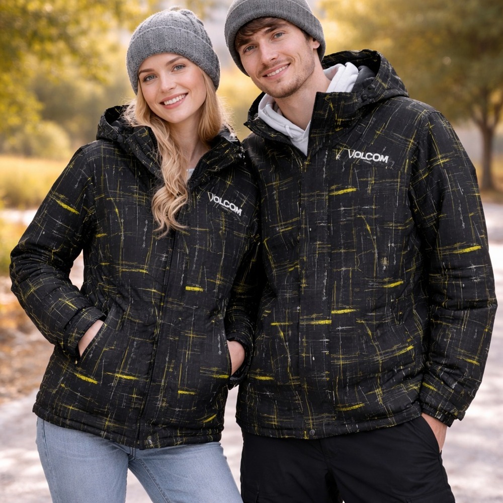 Volcom Nimbus Snowboard Jacket S Black Ski Snow Winter Unisex Streetwear Coat